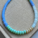 Colorful Calm Waters Gemstone Necklace