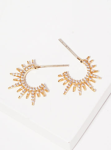 Sunburst Ice Hoops