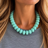 Sea-foam Mist Necklace