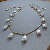 Raindrops of Pearls Necklace