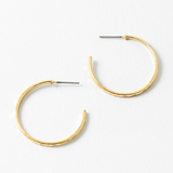 Golden Whisper Hoops