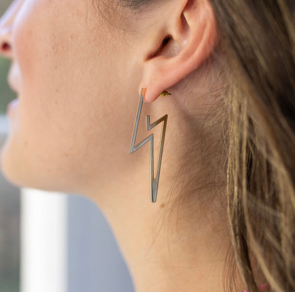 Lightening Gold Earrings