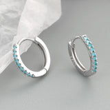 Capri Silver Huggies