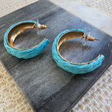 Caroline Woven Hoops