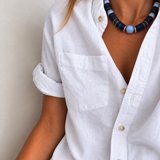 Navy Charleston Necklace