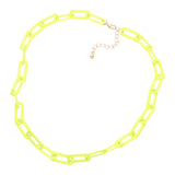 Neon Link Necklace
