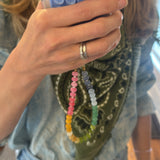 Colorful Beaded Stone Phone Chain
