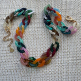 Girls Just Want to Have Fun Resin Necklace