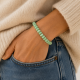 Calming Green Gemstone Bracelet