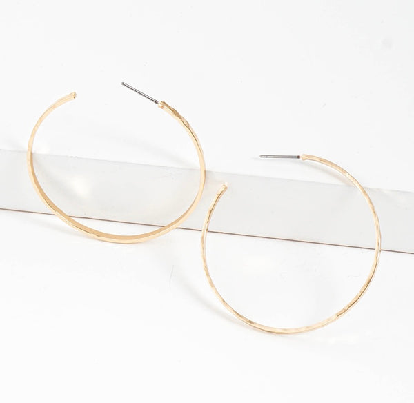 Everyone Needs These Gold Everyday Hoops