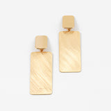 Tranquil Waters Gold Earrings