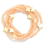 Blush Cross Faith Bracelets