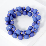 Lapis Lagoon Bracelets (set of three)