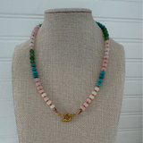 Desert Rose Resin Necklace