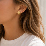 Clover Heart Earrings