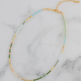 Coral Cactus Necklace