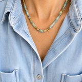 Fields of Gold Gemstone Necklace