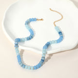Forget-Me-Knot Resin Necklace