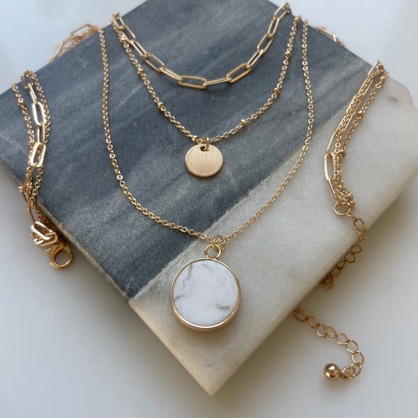 Winter White Necklace