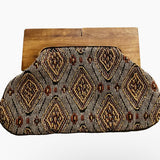 Amber Sand Clutch