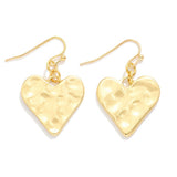 Hammered Heart Drops