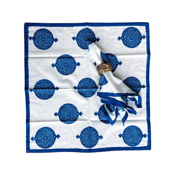 Indigo Blue Mineral Napkins (set of 4)