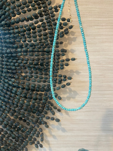 Tiny Bits Turquoise Necklace