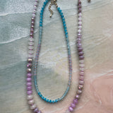 Recycled Beach Glass Isle of Palms Ocean Necklace