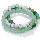 Isle of Palms Stone Bracelets (set of 3)