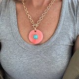 Rosè in Rome Necklace