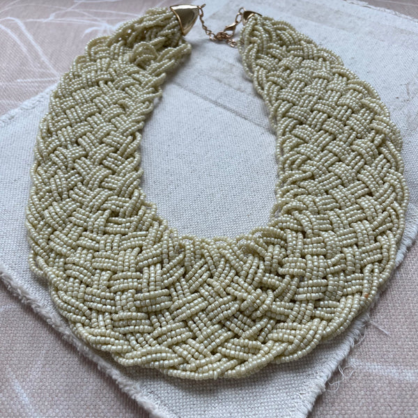 Emma Braided Beaded Necklace