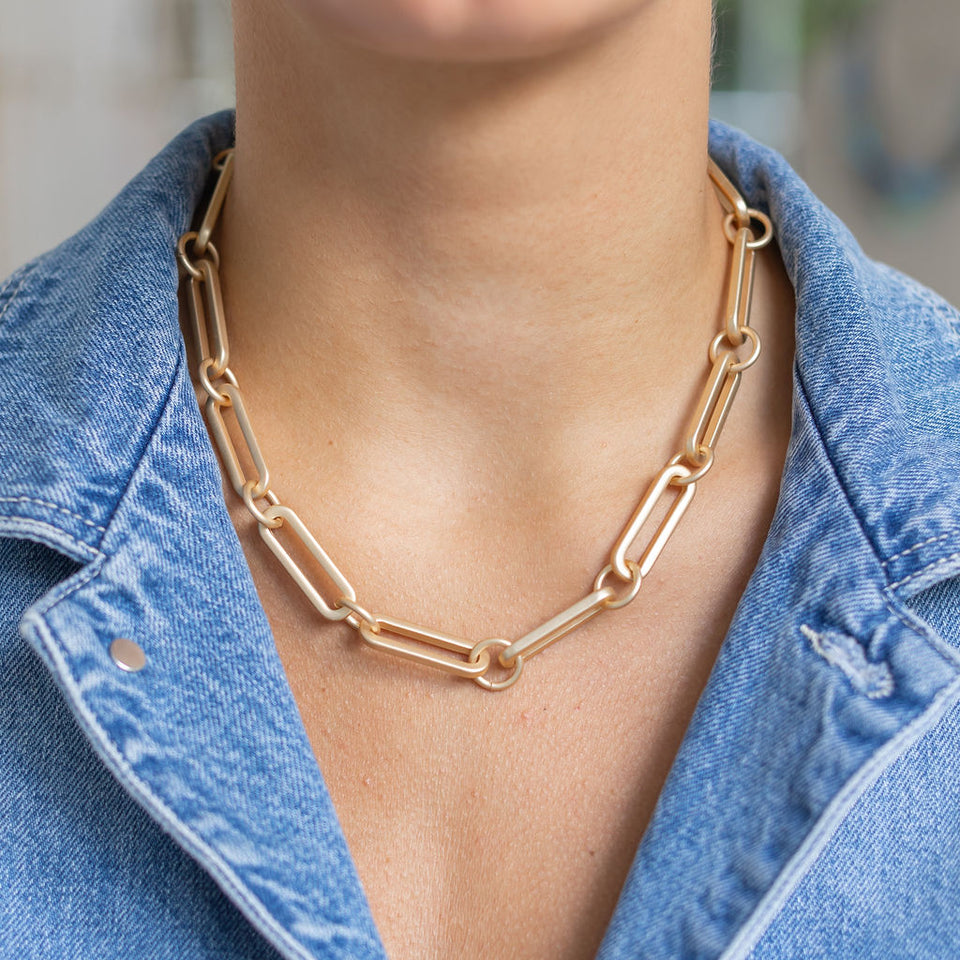 Sunburnt Country - Gold Statement Necklace main image 0