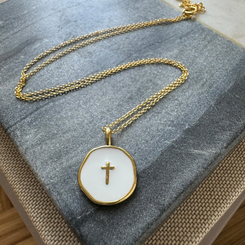 Gold Cross Necklace