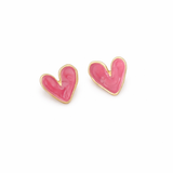 Pre-Order Pink Heart Studs • Shipping 1/11