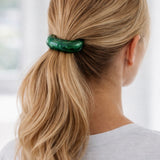 Emerald Resin Hair-tie