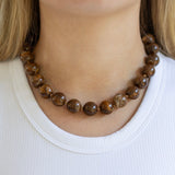 Mocha Resin Necklace