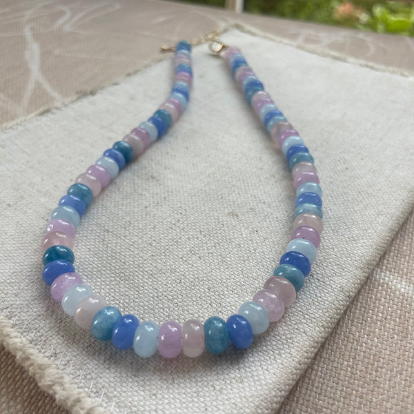 Tutto Passa (this too shall pass)  Gemstone Necklace