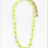 Neon Link Necklace