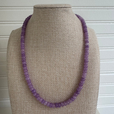 Lavender Mist Gemstone Necklace