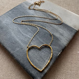 Pre-Sale Open Heart Necklace (shipping 12/12)