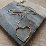 Pre-Sale Open Heart Necklace (shipping 12/12)