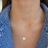 Gold Evil Eye Necklace