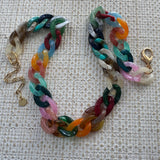 Girls Just Want to Have Fun Resin Necklace