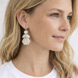 Silver Geometric Earrings