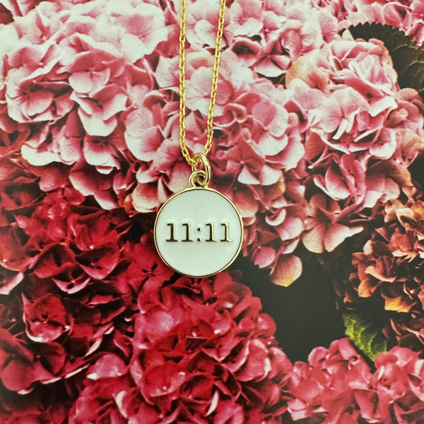 11:11 Good Luck Charm Necklace