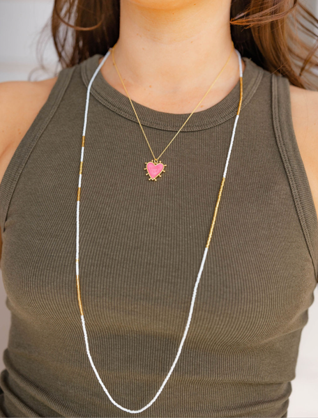 Strawberry Heart Necklace