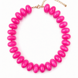 Pre-Sale Hot Pink Statement Necklace (shipping 8/20)