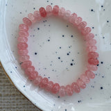 Cotton Candy Pink Gemstone Bracelet