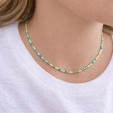 Sea Glass Strand Necklace