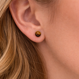 Tigers Eye Studs
